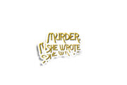 Murder, She Wrote Glossy Sticker - Image 2