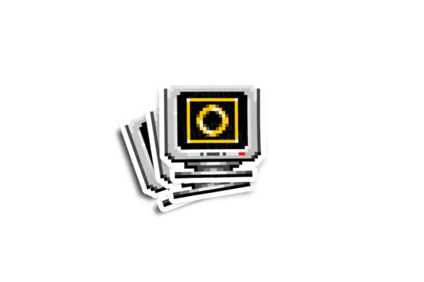 Sonic Ring Box Sprite Glossy Sticker - Image 2
