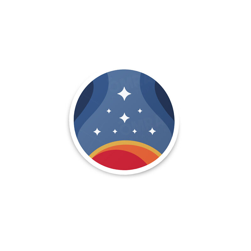 Starfield Constellation Glossy Sticker