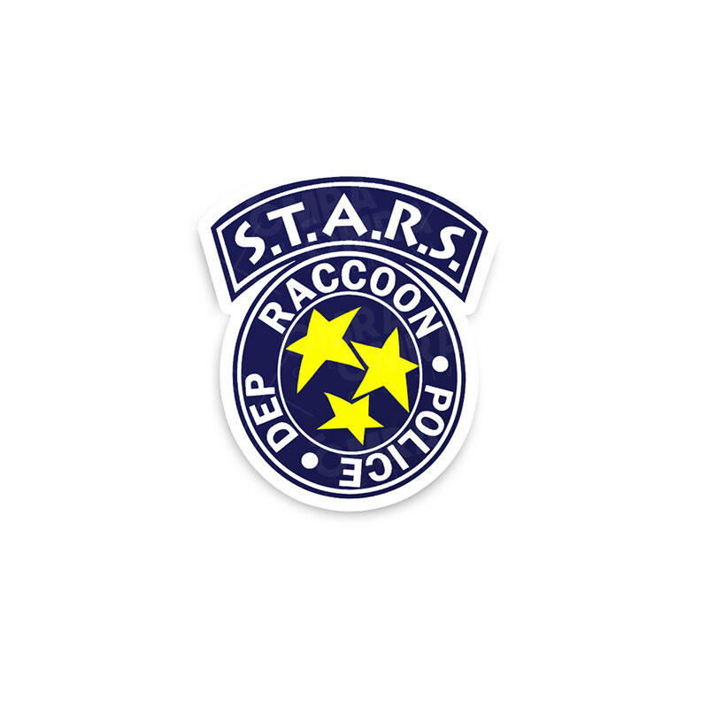 Resident Evil Stars RCP Racoon City Police Glossy Sticker