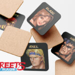 Streets of Rage II 4-Character Coaster Set