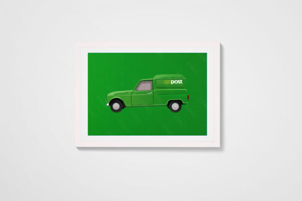 An Post Renault 4 Retro Art Print