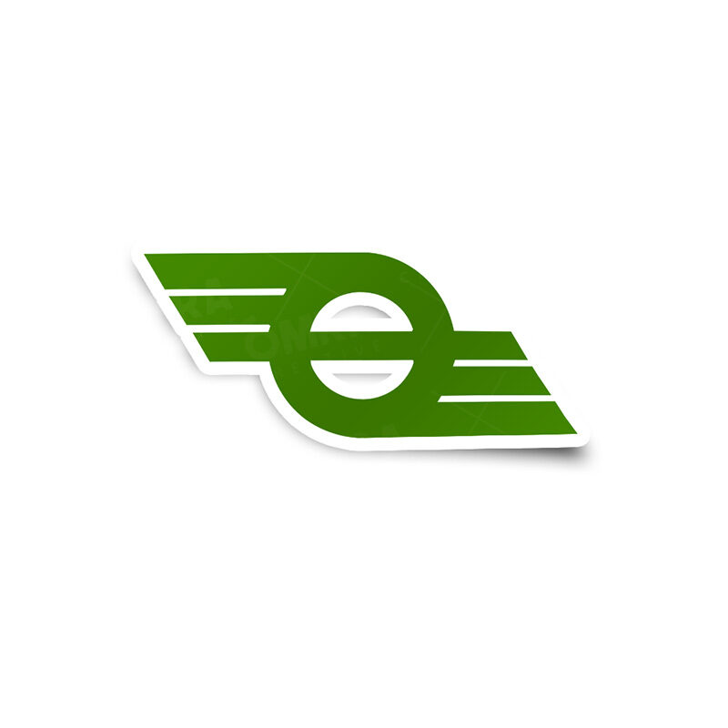 CIE Flying Snail Old Logo Glossy Sticker