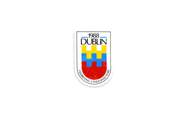 Dublin 1988 Millenium Glossy Sticker