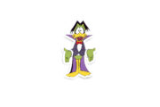 Duckula Glossy Sticker