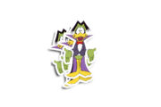 Duckula Glossy Sticker - Image 2
