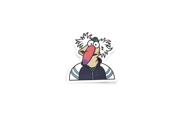 Dustin The Turkey The Den Glossy Sticker