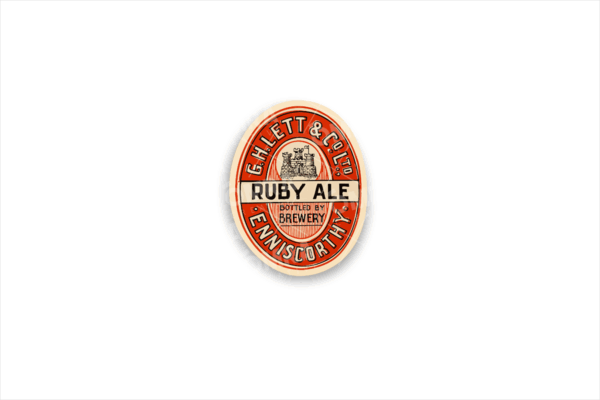 Lett's of Enniscorthy Ruby Ale Glossy Sticker