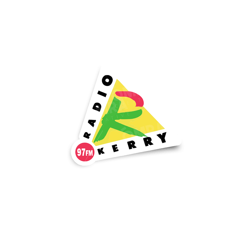 Radio Kerry Retro Glossy Sticker