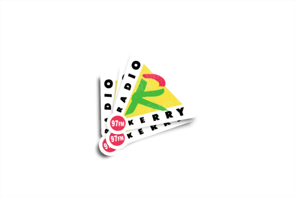 Radio Kerry Retro Glossy Sticker - Image 2