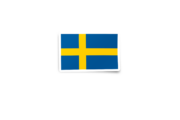 Sweden Swedish Flag Ireland Glossy Sticker