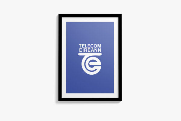 Telecom Eireann Logo Art Print - Image 3