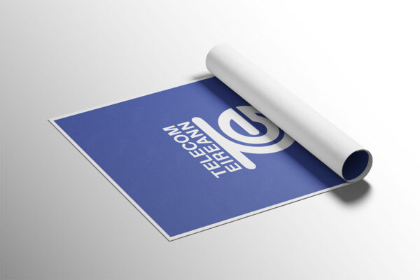Telecom Eireann Logo Art Print - Image 2