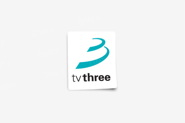 TV3 Ireland Glossy Sticker