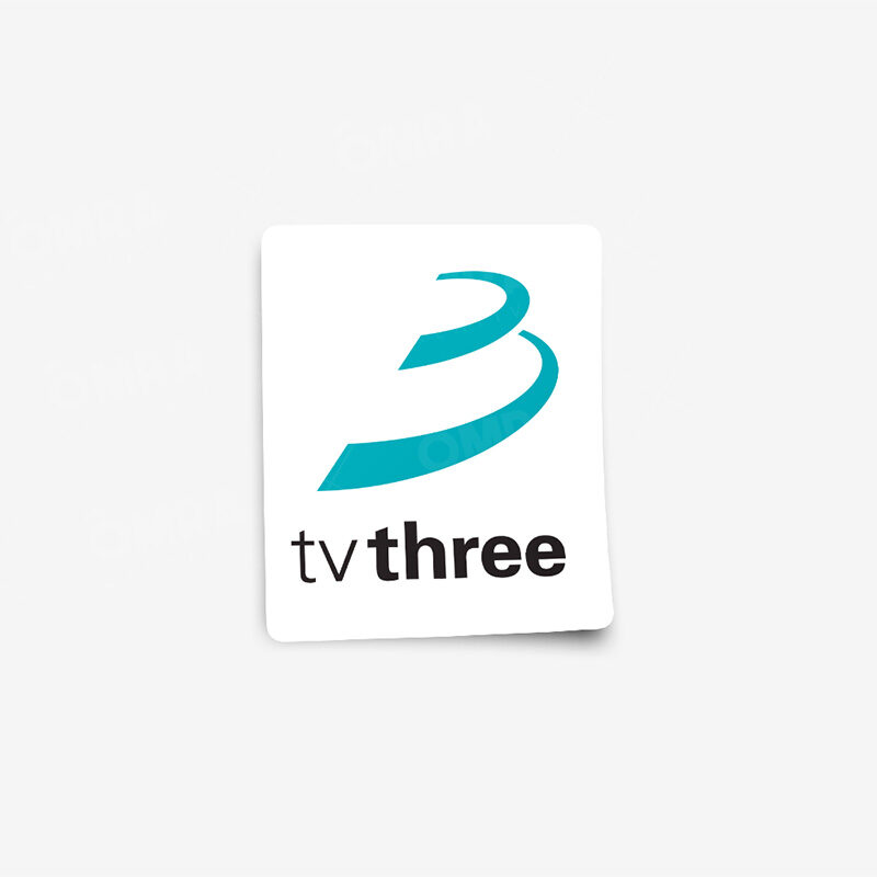 TV3 Ireland Glossy Sticker