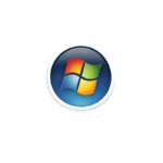 Windows Vista Emblem Glossy Sticker