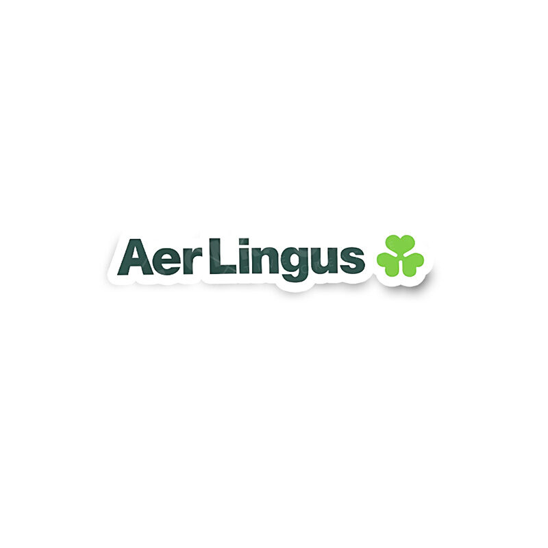 Aer Lingus 1974-1996 Glossy Sticker