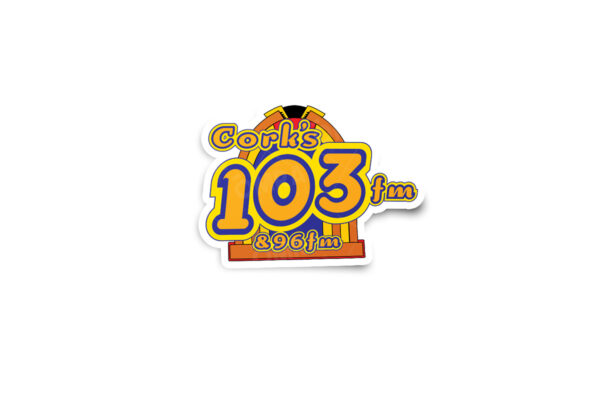 Corks 103FM Old Logo Glossy Sticker