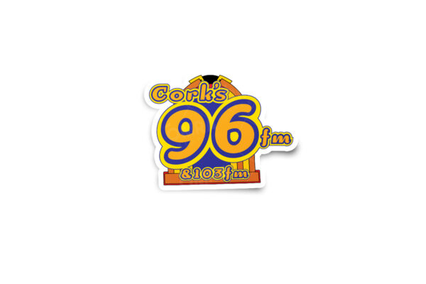Corks 96FM Old Logo Glossy Sticker