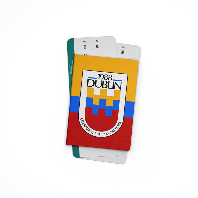 Dublin 1988 Millenium Celebration Passport Cover