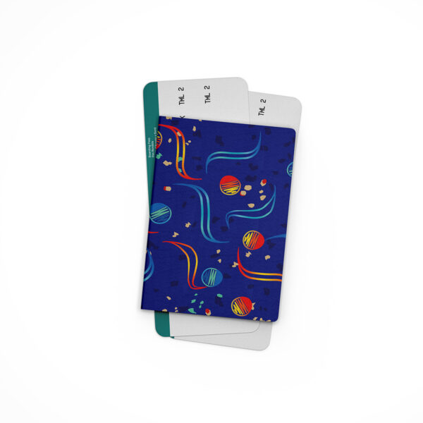 Dublin Bus Seat Pattern Passport Cover