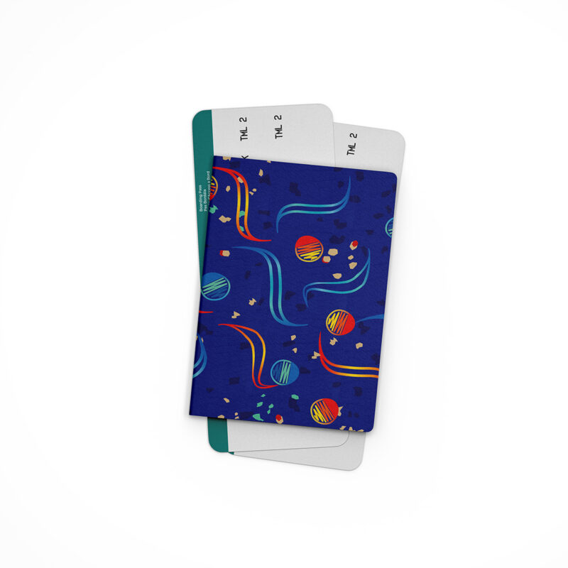 Dublin Bus Seat Pattern Passport Cover