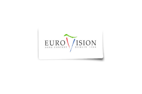 Eurovision Dublin 1988 Glossy Sticker