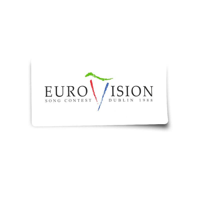 Eurovision Dublin 1988 Glossy Sticker