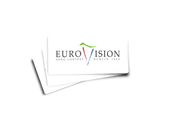 Eurovision Dublin 1988 Glossy Sticker - Image 2