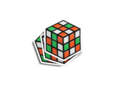 Puzzle Cube Glossy Sticker - Image 4