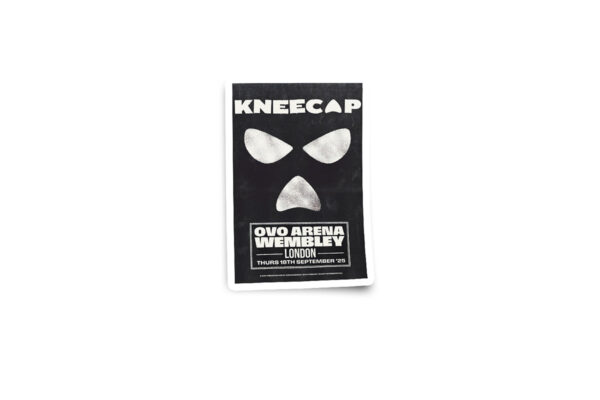KNEECAP OVO Arena September Censored Gig Poster Glossy Sticker