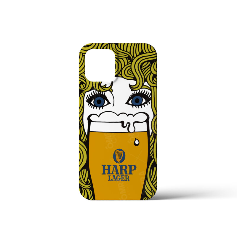 Harp Lager Retro Teatowel Design Phone Case