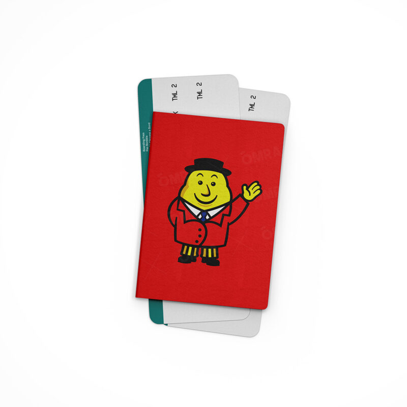Mr Tayto Passport Cover Holder