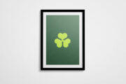 Aer Lingus Retro Shamrock Art Print - Image 3