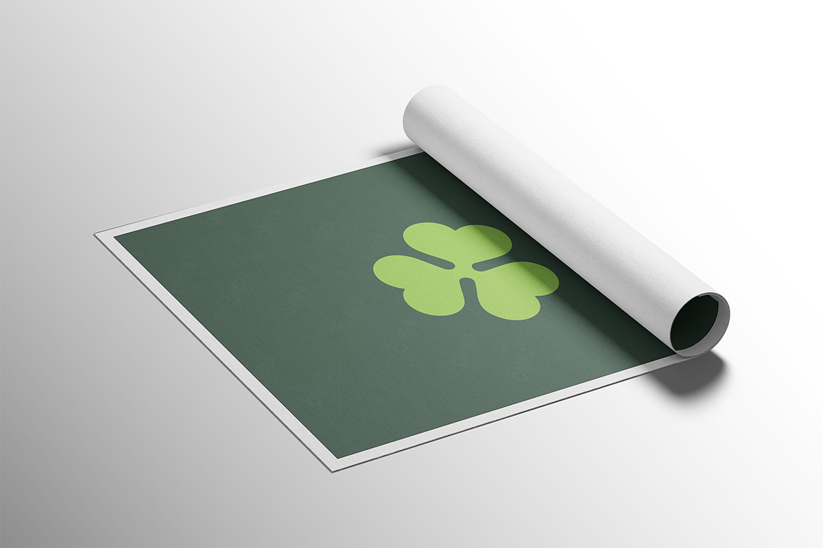 Aer Lingus Retro Shamrock Art Print - Image 2