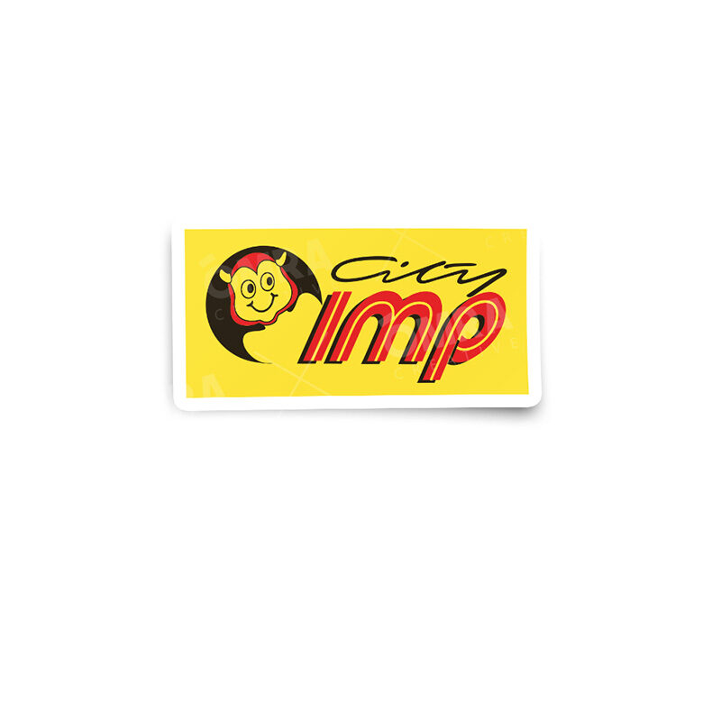 City Imp Bus Glossy Stickers