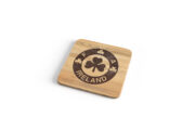 FAI Retro 1985-1990 Wooden Engraved Coaster - Image 2