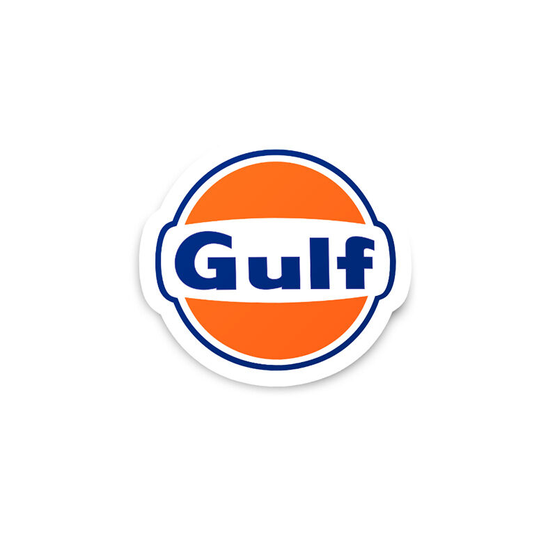 Gulf Oil Glossy Stickers