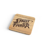 Street Fighter Wooden Engraved Coaster
