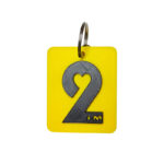 2FM Retro 3D Keyring
