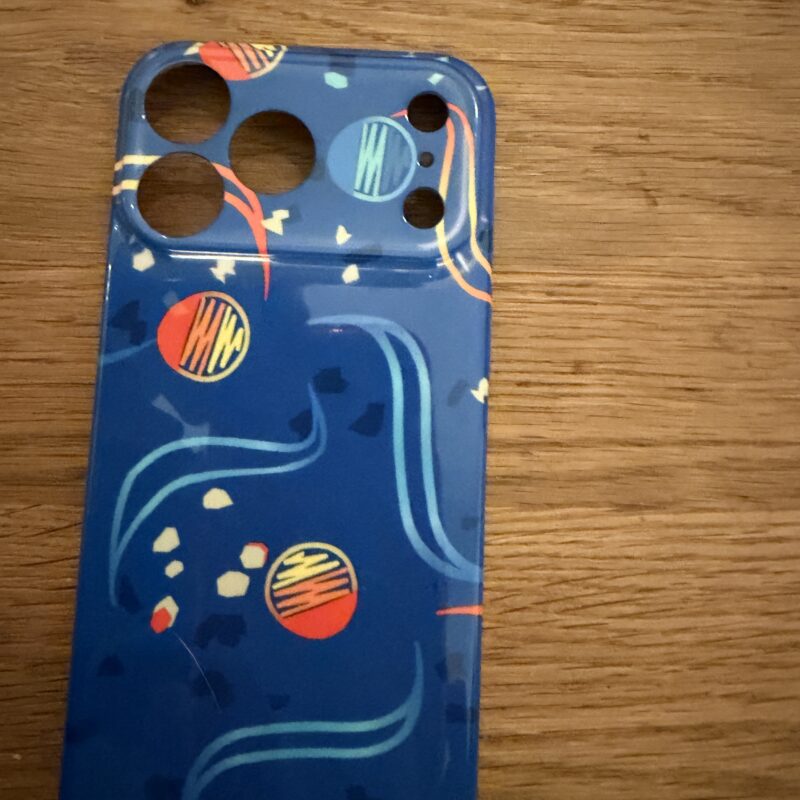 Slightly misprinted Dublin Bus Seat Pattern iPhone 17 Pro Max Phone Case