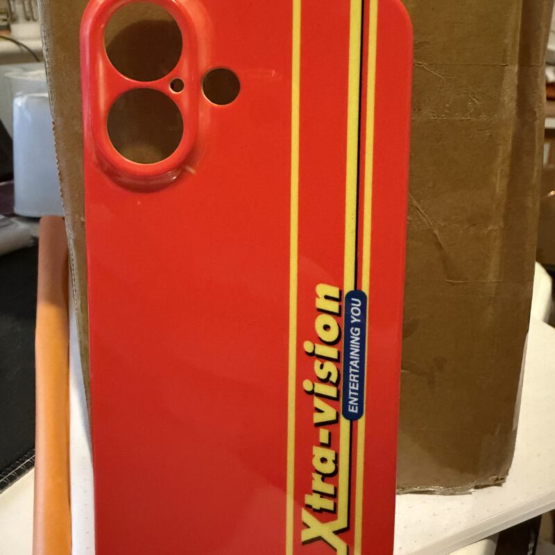 Slightly misprinted Xtra-vision iPhone 16 Phone Case