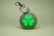 Aer Lingus Shamrock Retro 3D Keyring