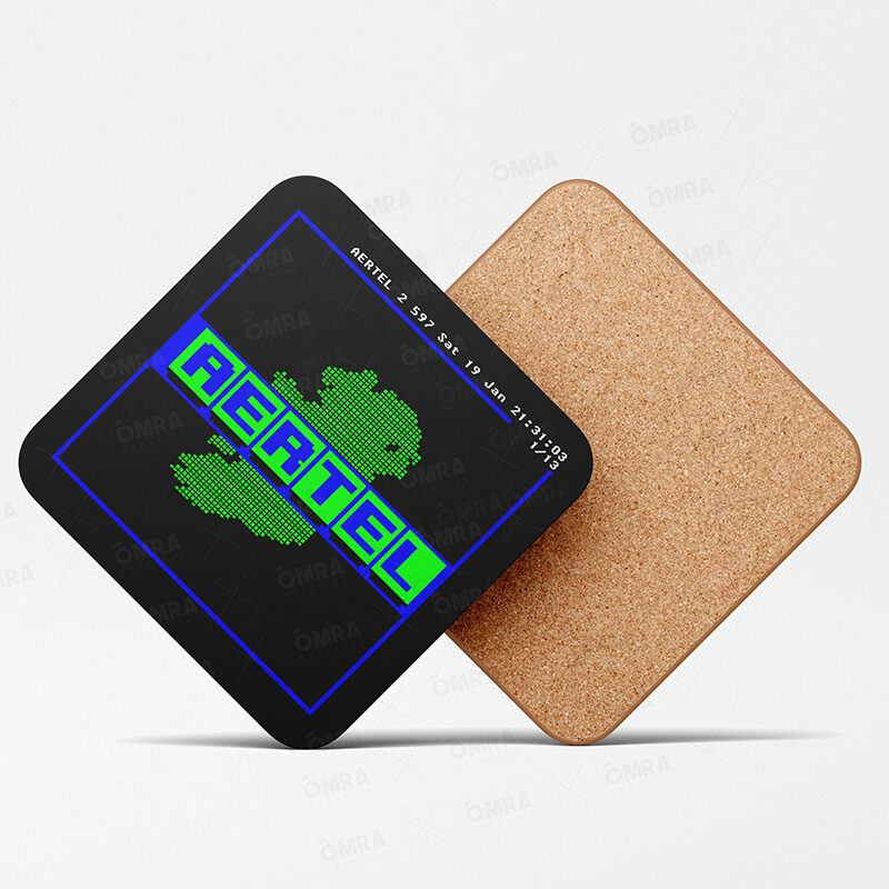 AERTEL Teletext Screen Coaster