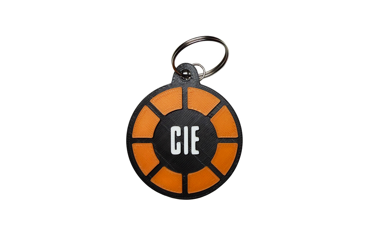 cie-3d-keyring CIE Retro Keyring - Image 1
