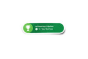 Xbox Achievement Unlocked Personalised Glossy Stickers.
