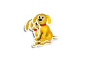 Windows XP Rover The Dog Glossy Stickers - Image 2