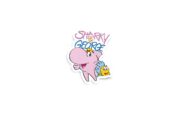 Sharky and George Glossy Stickers