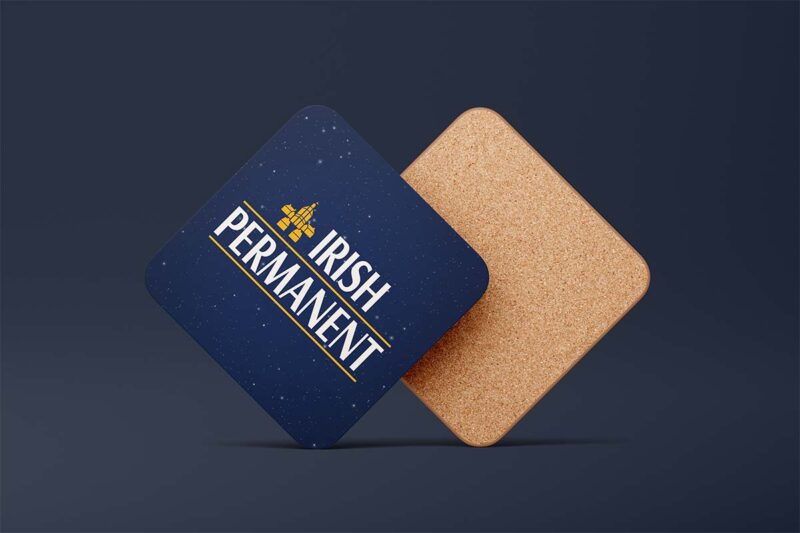 irish-permanent-square-coaster Irish Permanent Coaster - Image 1