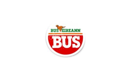 Bus Eireann Sign Glossy Stickers